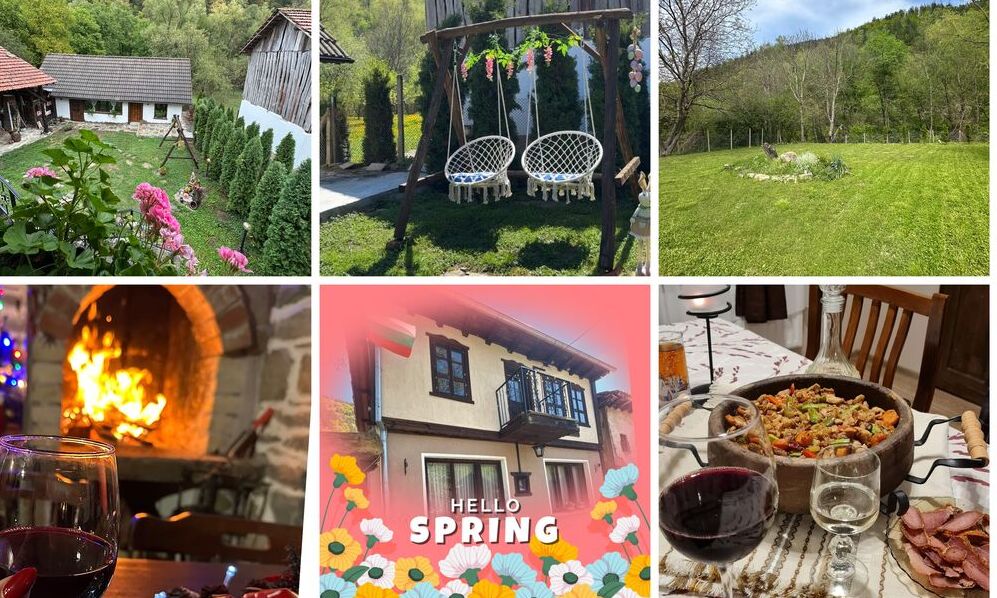 23-24.05. в Троянския Балкан - в къща с 2 камини и механа, до реката